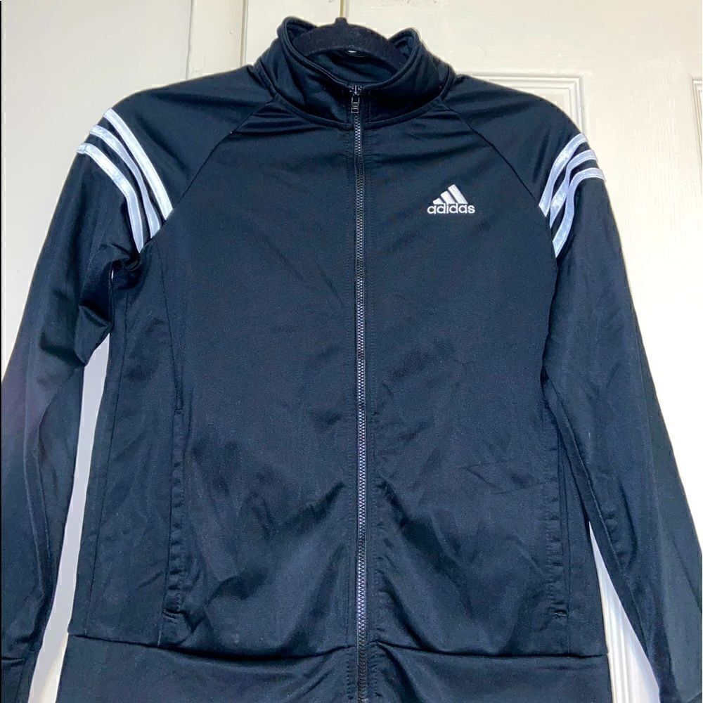 Adidas zip up track jacket